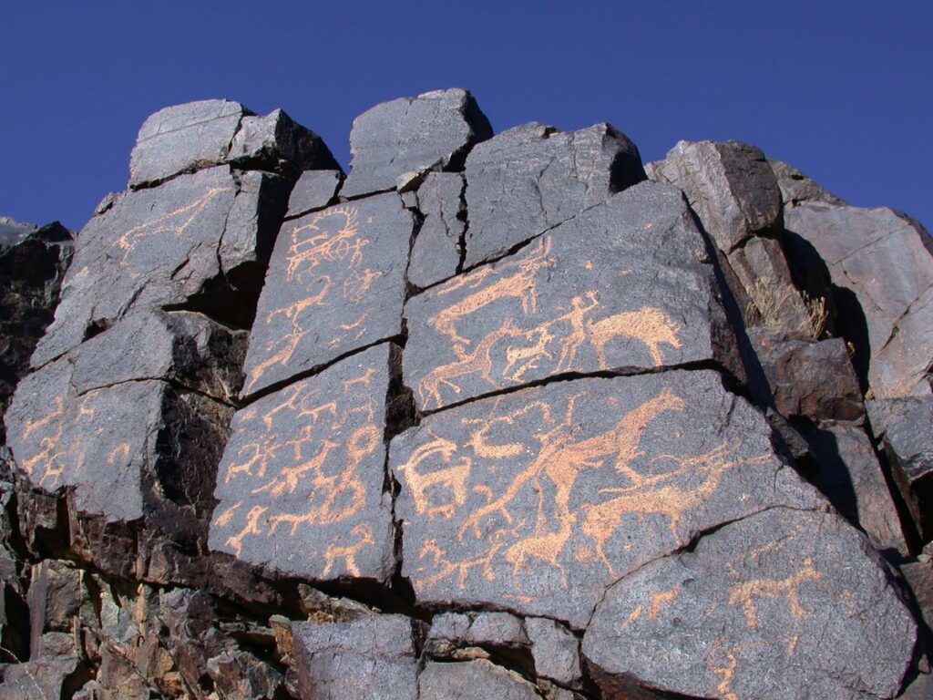 petroglyphs in mongolia