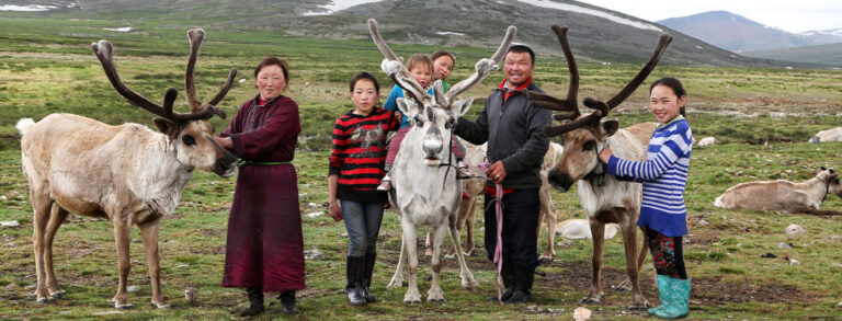 Reindeer herders of Mongolia