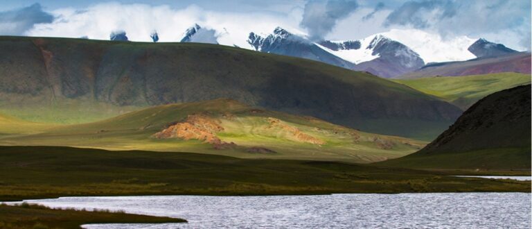 Tsambagarav natioal park in western Mongolia