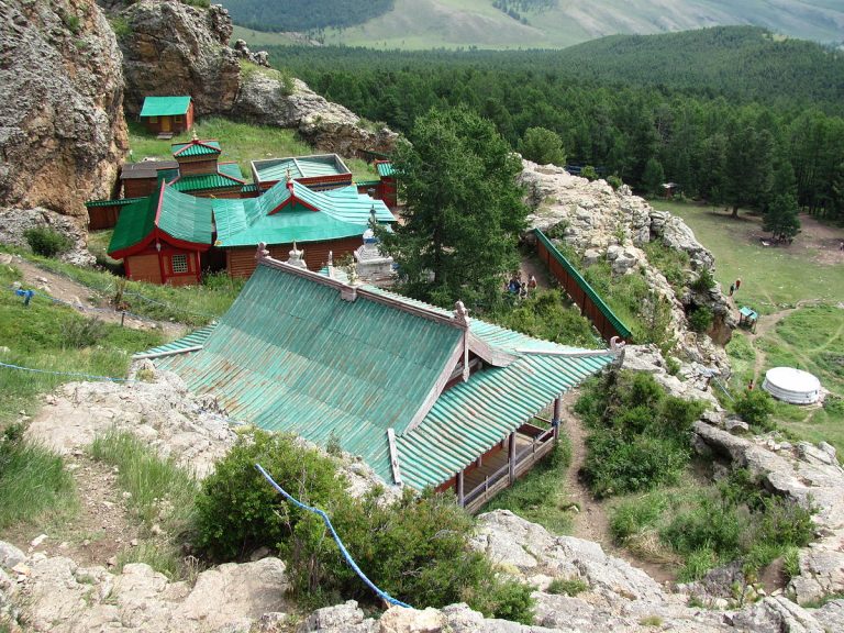 Tuvkhon monastery in central Mongolia