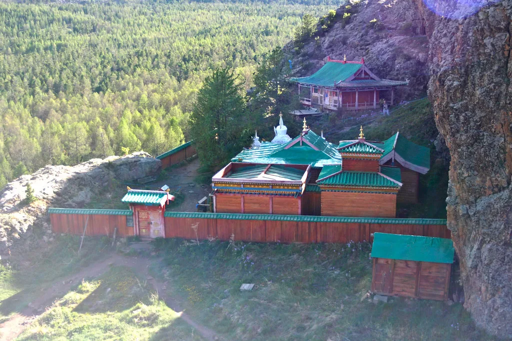 Tuvkhon monastery in central Mongolia