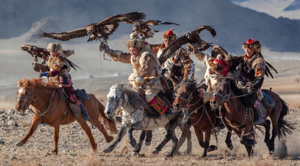 Eagle festival in Mongolia