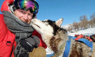 dog sledding tours in Mongolia