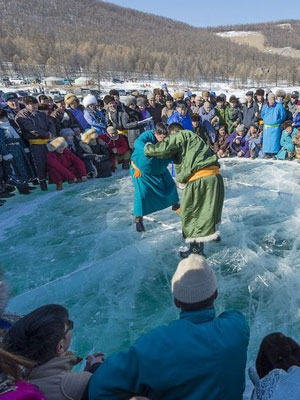 ice festival in Mongolia