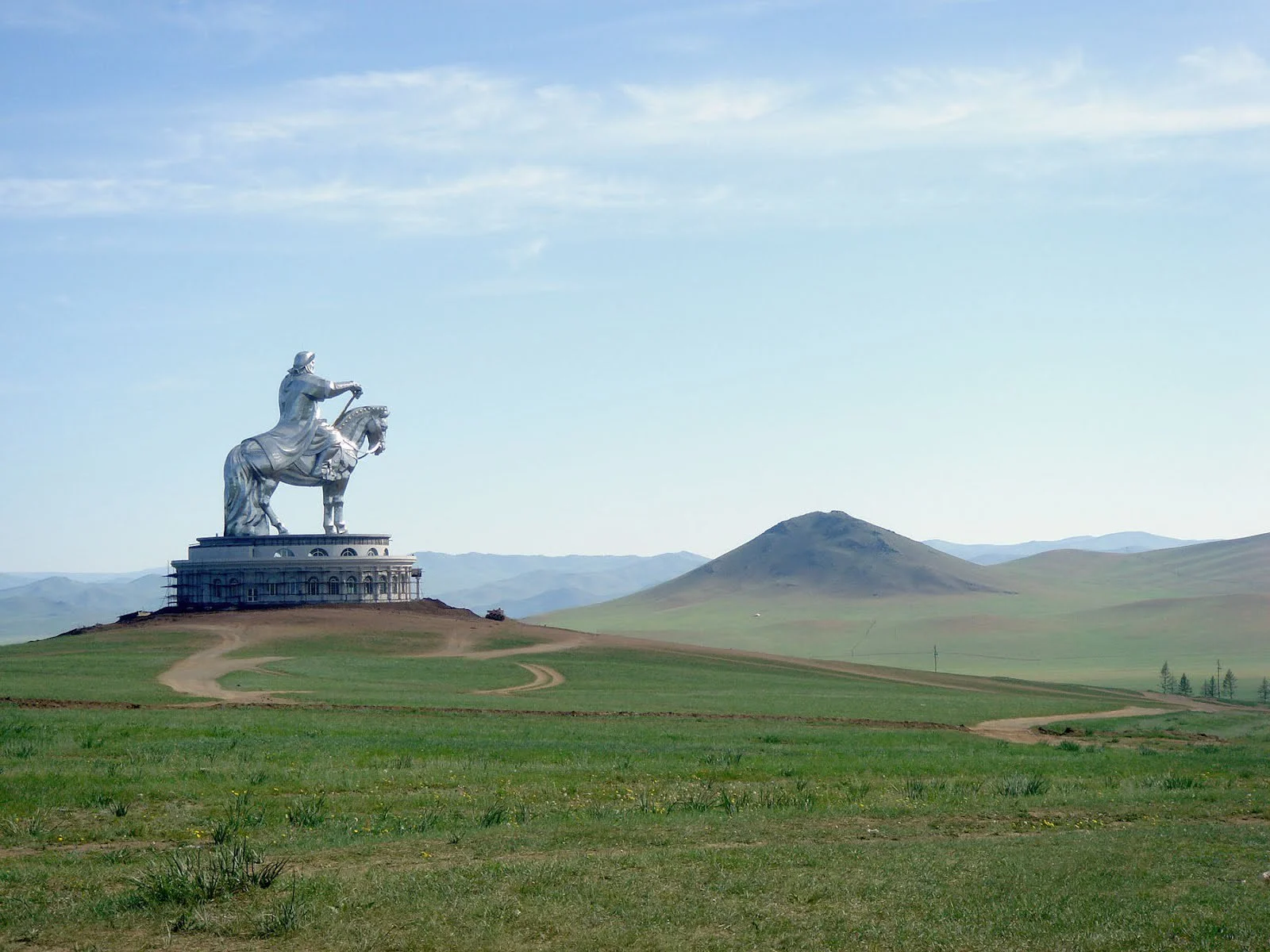 Chinggis khan's statue
