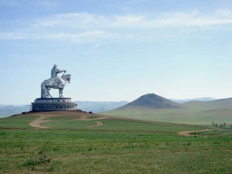 Statue of Chinggis Khan in Mongolia