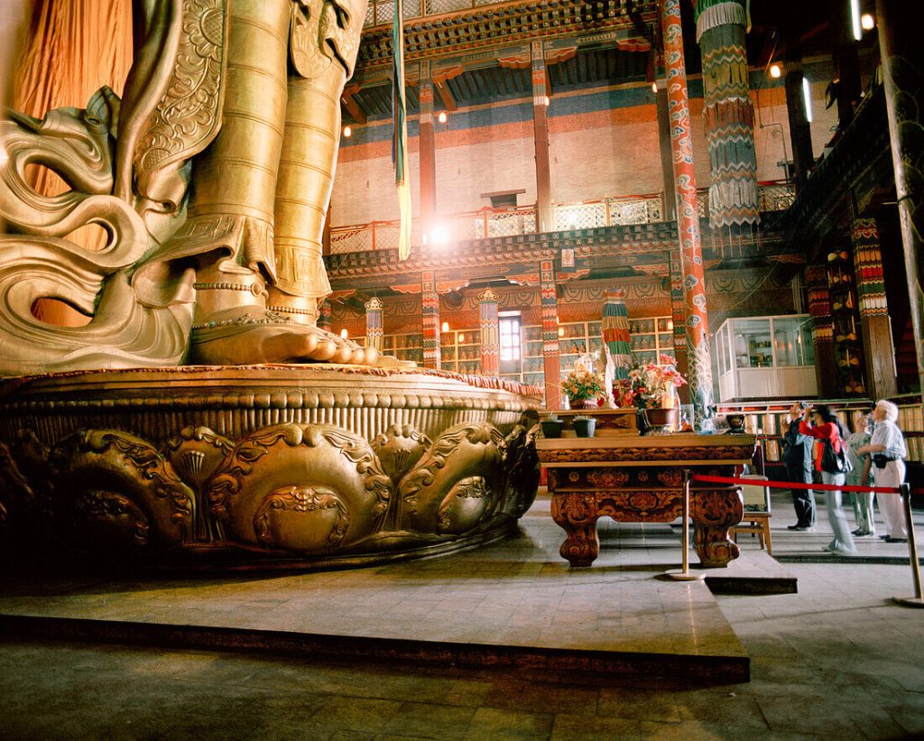 Gandan monastery in Ulaanbaatar city