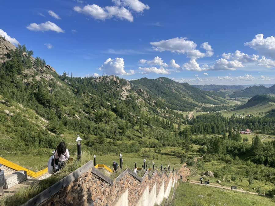 Trekking in Mongolian Altai mountain