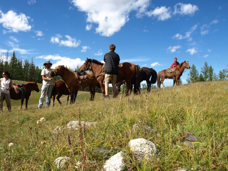 Naiman nuur trekking in central Mongolia