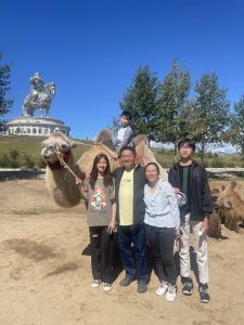 Family tour in mongolia