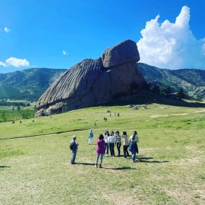 Family tour in mongolia