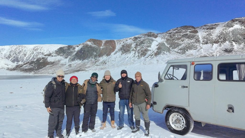 Altai mountains in Mongolia